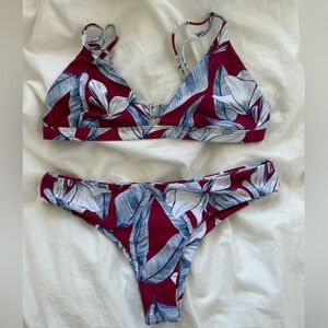 Tropical floral bikini - used & good condition!